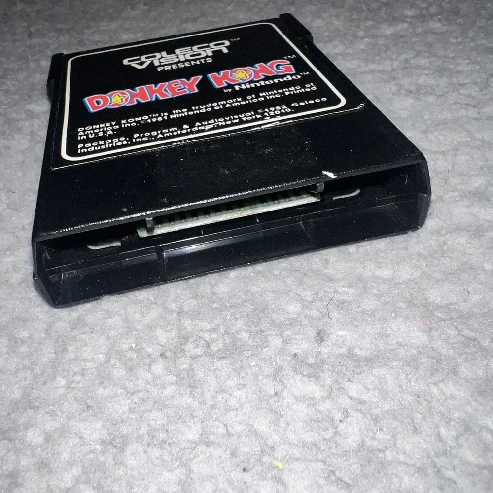 ColecoVision Donkey Kong Video Game Cartridge w/ Manual 1982